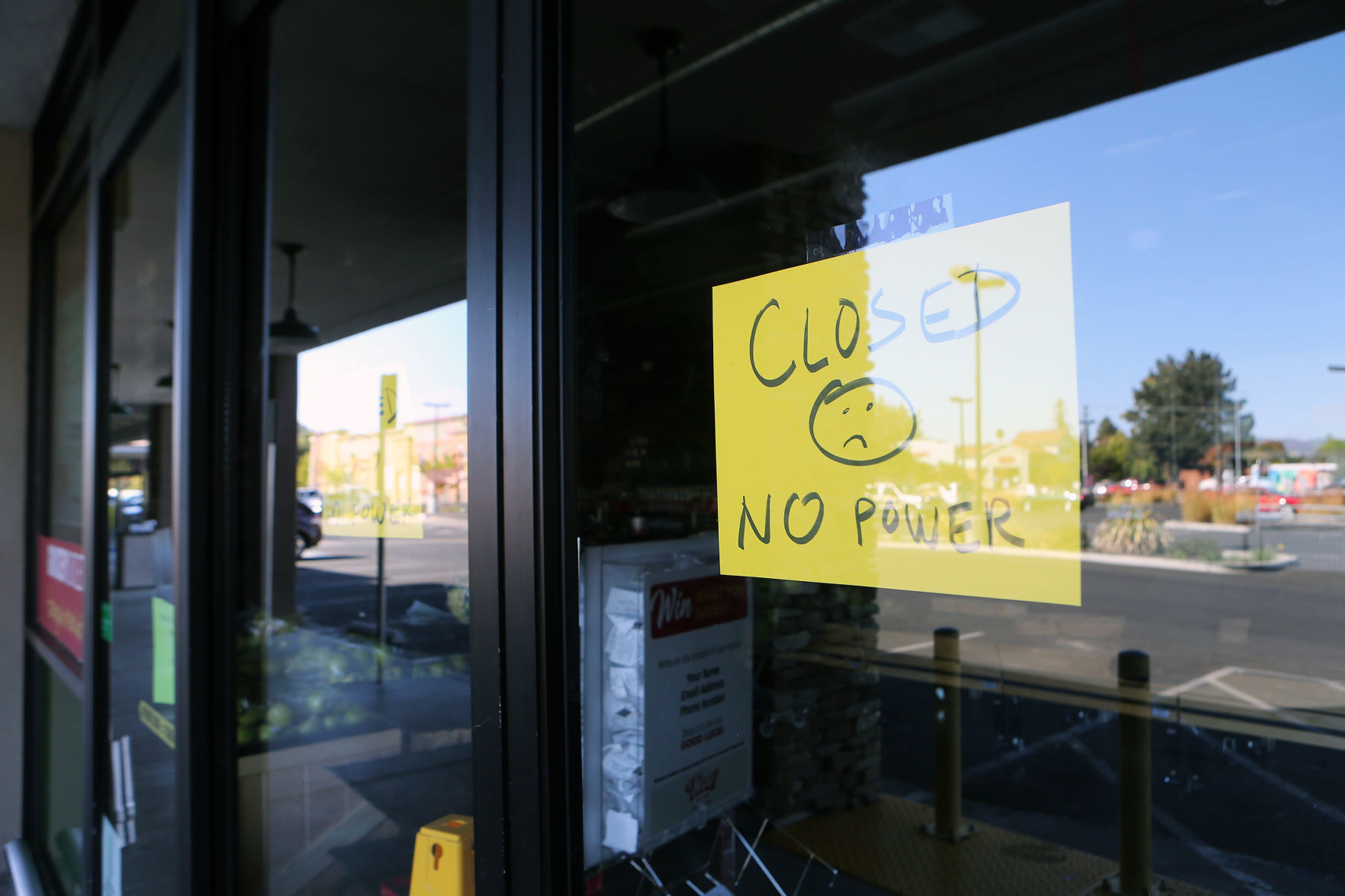 Blackouts hit Napa